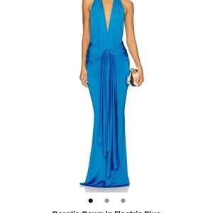 Coraline Lovers + Friends Blue Maxi Dress